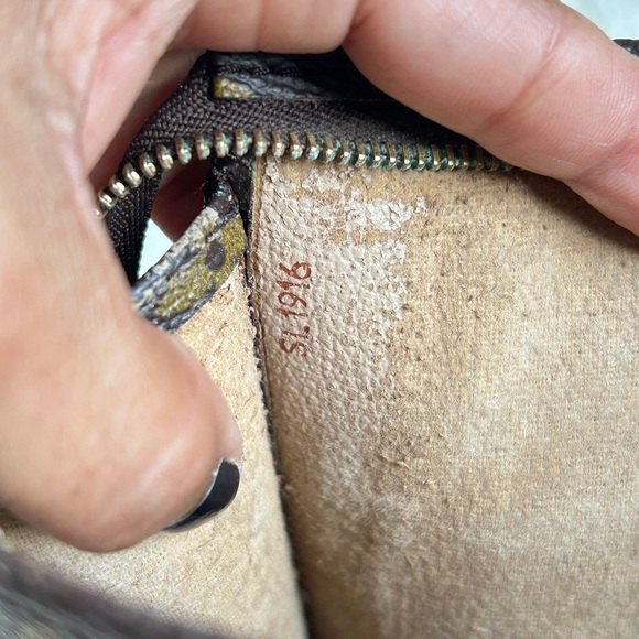 Vintage LOUIS VUITTON Monogram Toiletry 19 Pouch Clutch Bag Brown Authentic - Picture 4 of 17